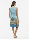 Orientique Orientique blau gemustertes Damen-Wendekleid