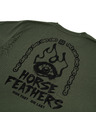 Horsefeathers Grünes Herren-Funktions-T-Shirt HORSEFEATHERS