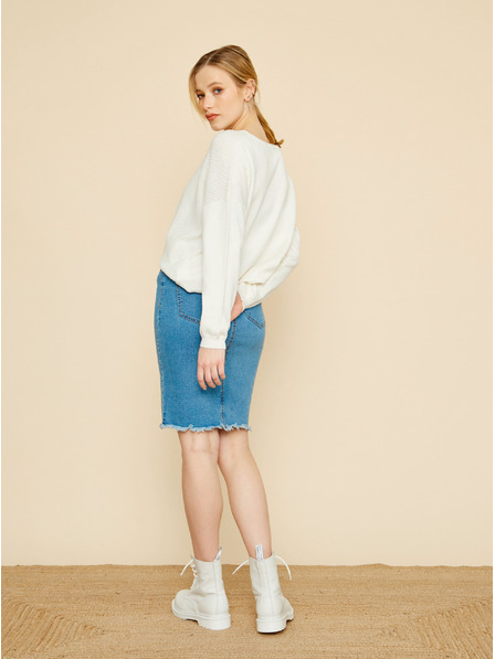 ZOOT.lab Weißer Damen-Pullover in Übergröße ZOOT.lab Morgan