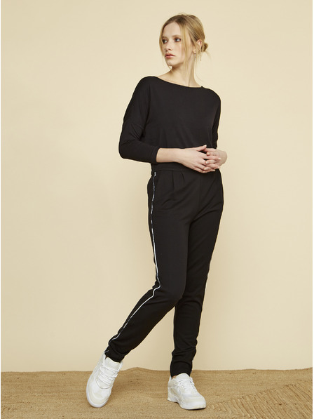 ZOOT.lab Schwarze Damenhose ZOOT Baseline Xenia Stripe Pants
