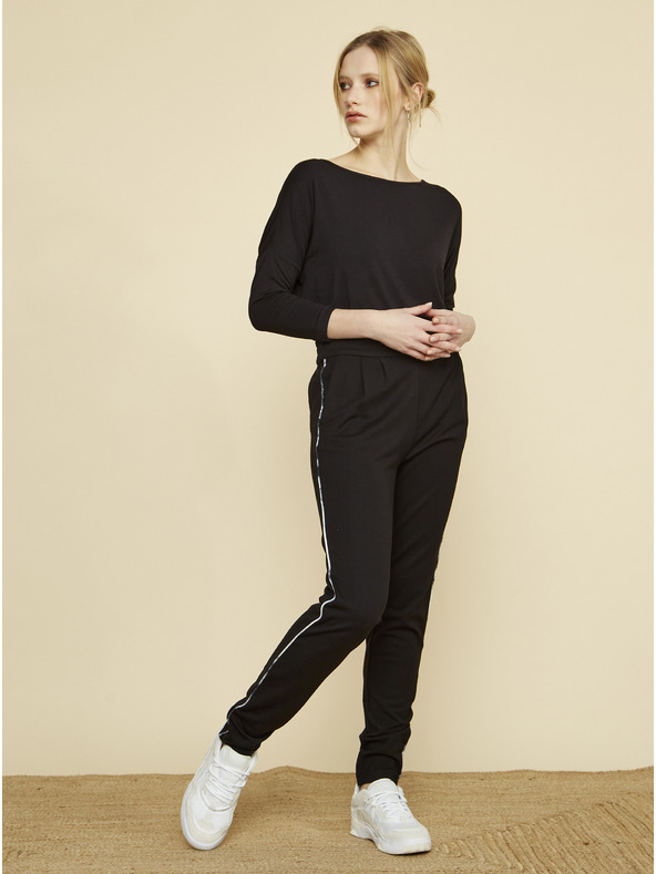 ZOOT.lab Schwarze Damenhose ZOOT Baseline Xenia Stripe Pants