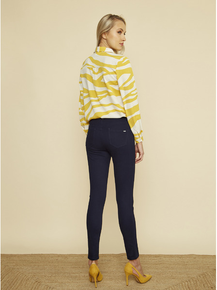 ZOOT.lab Dunkelblaue Damen Skinny Fit Hose ZOOT.lab Anna 2
