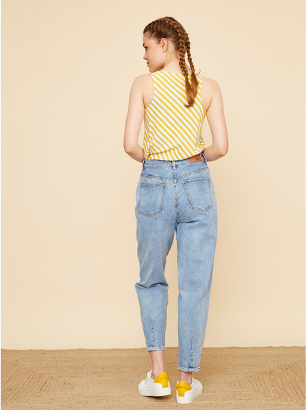 ZOOT.lab Gelb-weiß gestreiftes Damen-Tank-Top ZOOT.lab Joelle