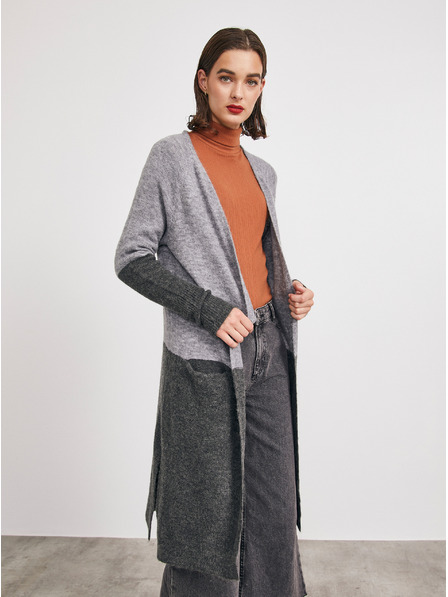 ZOOT.lab Graue lange Strickjacke METROOPOLIS von ZOOT.lab Floella