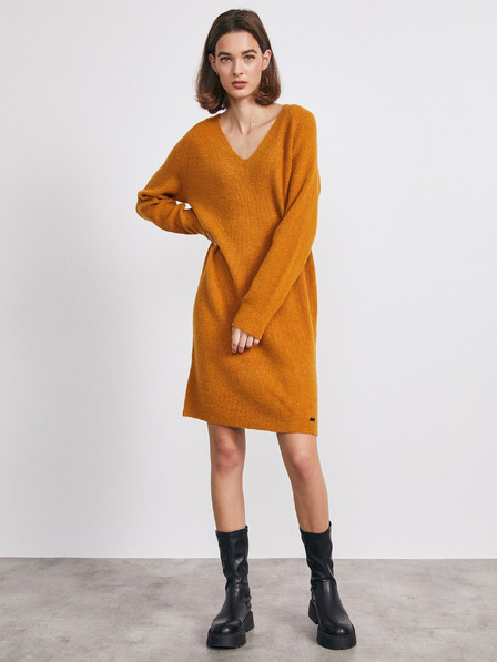ZOOT.lab Braunes Pulloverkleid mit Wolle METROOPOLIS von ZOOT.lab Ofilia