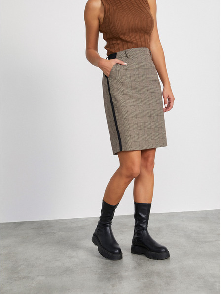 ZOOT.lab Hellgrauer karierter Etuirock für Damen METROOPOLIS von ZOOT.lab Fatima