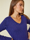 ZOOT.lab Dunkelblauer Damen-Basic-Pullover mit V-Ausschnitt ZOOT.lab Irma