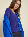 ZOOT.lab Dunkelblauer Damen-Basic-Pullover mit V-Ausschnitt ZOOT.lab Irma