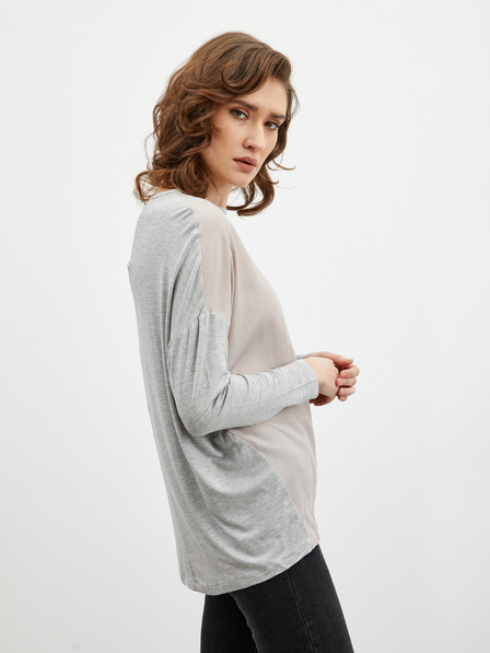 ZOOT.lab Hellgraues bedrucktes Damen-T-Shirt ZOOT.lab Rozy