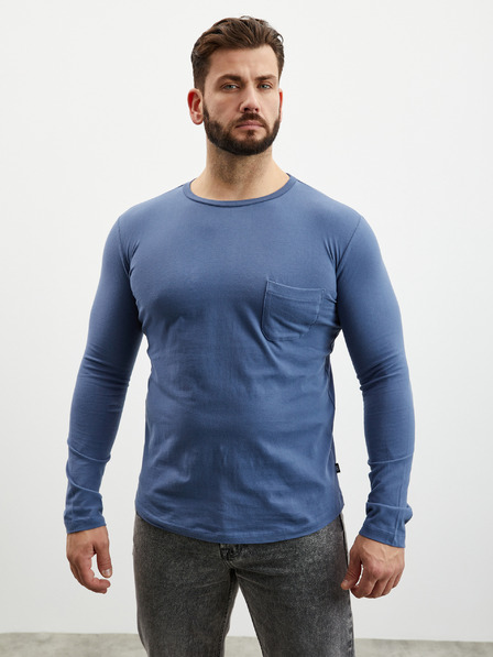 ZOOT.lab Blaues Langarm-T-Shirt ZOOT.lab
