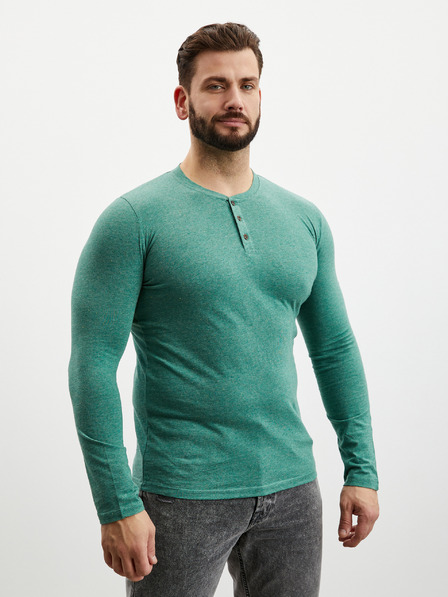 ZOOT.lab Grünes gestromtes Herren-Button-Down-Hemd ZOOT.lab Diego