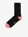 ZOOT.lab Set aus drei Paar Damensocken in Hellrosa, Schwarz und Burgunderrot ZOOT.lab
