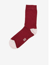 ZOOT.lab Set aus drei Paar Damensocken in Hellrosa, Schwarz und Burgunderrot ZOOT.lab
