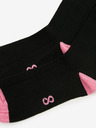 ZOOT.lab Set aus drei Paar Damensocken in Hellrosa, Schwarz und Burgunderrot ZOOT.lab