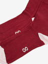 ZOOT.lab Set aus drei Paar Damensocken in Hellrosa, Schwarz und Burgunderrot ZOOT.lab