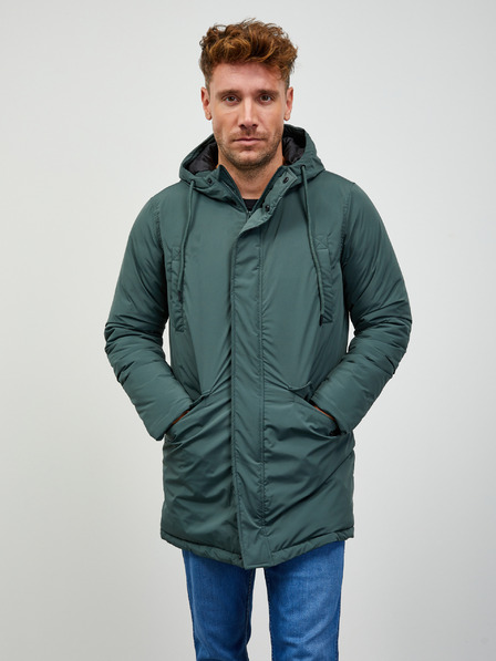 ZOOT.lab Grüner Herren-Parka mit Kapuze ZOOT.lab Charls