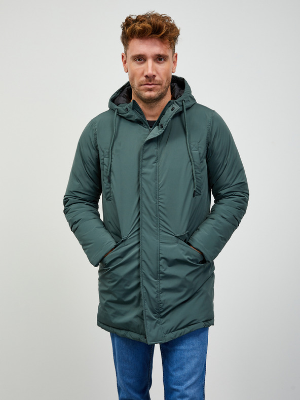 ZOOT.lab Grüner Herren-Parka mit Kapuze ZOOT.lab Charls