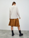 ZOOT.lab Beigefarbener Damen-Rippstrickpullover ZOOT.lab Natacha