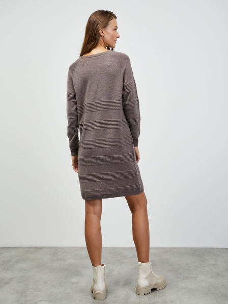 ZOOT.lab Braun gestreiftes Pullover-Kleid ZOOT.lab Bellarose