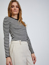 ZOOT.lab Cremefarbene gestreifte Damenhose ZOOT.lab Deliza