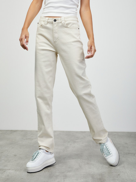 ZOOT.lab Cremefarbene Straight Fit Jeans für Damen ZOOT.lab Quinn