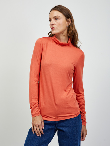 ZOOT.lab Korallfarbener Damen-Rollkragenpullover ZOOT.lab Alto