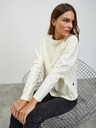 ZOOT.lab Cremefarbenes Damen-Langarm-Basic-T-Shirt ZOOT.lab Bambie