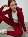 ZOOT.lab ZOOT.lab Laura weinroter Damen-Kapuzenpullover mit Reißverschluss