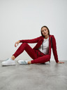 ZOOT.lab ZOOT.lab Laura weinroter Damen-Kapuzenpullover mit Reißverschluss