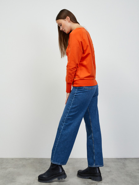 ZOOT.lab Orangefarbenes Basic-Sweatshirt für Damen ZOOT.lab Penny