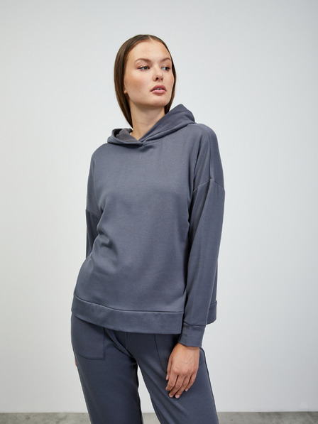 ZOOT.lab Dunkelgrauer Damen-Basic-Kapuzenpullover ZOOT.lab Noor