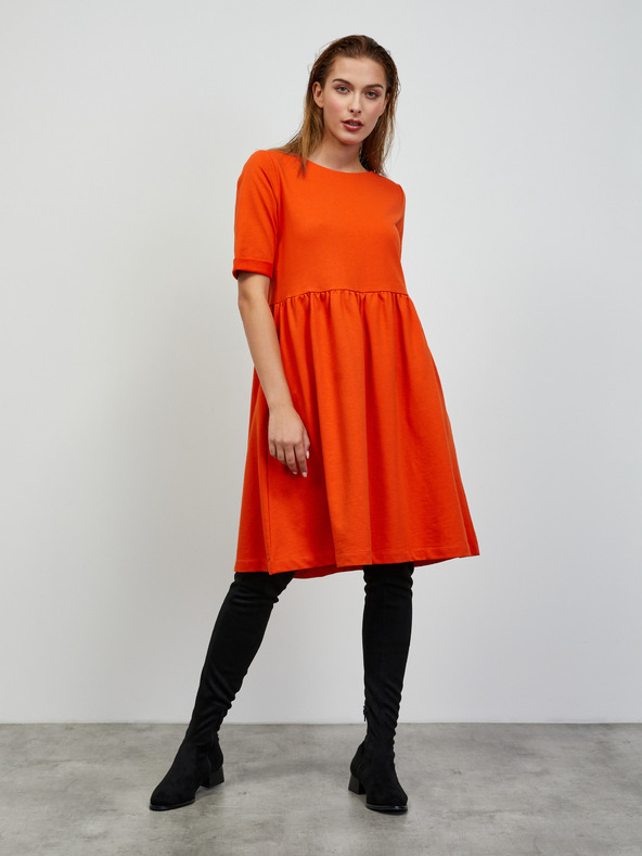 ZOOT.lab Orangefarbenes Sweatshirt Grundkleid ZOOT.lab Monika 2