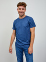 ZOOT.lab Blaues Herren-T-Shirt ZOOT.lab Rowan gemustert