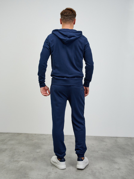 ZOOT.lab Dunkelblaues Herren Basic-Kapuzenshirt mit Reißverschluss ZOOT.lab Ralph