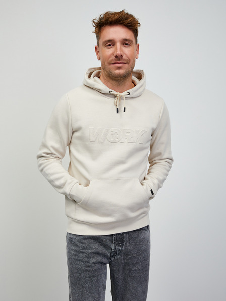 ZOOT.lab Cremefarbener Herren-Kapuzenpullover ZOOT.lab Jaxon