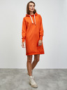 ZOOT.lab Orangefarbenes ZOOT.lab Kirsten Kapuzen-Sweatshirt Basic-Kleid