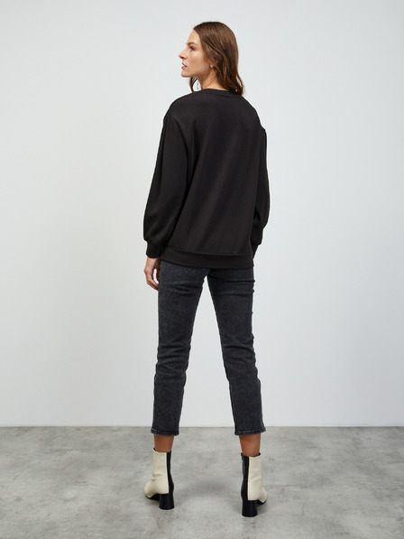 ZOOT.lab Schwarzes Basic-Sweatshirt für Damen ZOOT.lab Brooklin