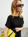 ZOOT.lab Schwarze Damen Pulloverweste mit Leinen ZOOT.lab Danae