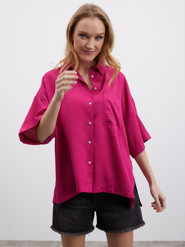 ZOOT.lab Dunkelrosa Damen-Oversize-Shirt ZOOT.lab Rhiannon