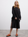 ZOOT.lab Schwarzes Damenkleid mit Schlitz ZOOT.lab Fjola