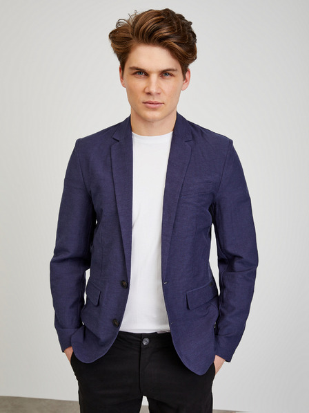 ZOOT.lab Dunkelblaue Leinenjacke für Herren ZOOT.lab Joseph