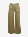 ZOOT.lab Khakifarbene Damen-Hose mit weitem Bein ZOOT.lab Tersita