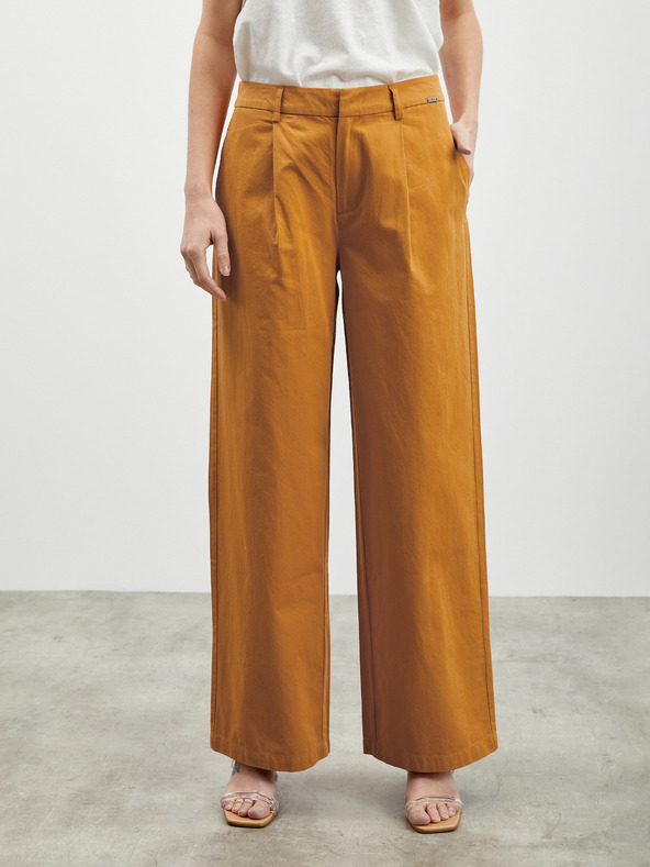 ZOOT.lab Orangefarbene Damen-Weitbeinhose ZOOT.lab Tersita
