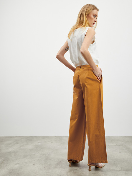 ZOOT.lab Orangefarbene Damen-Weitbeinhose ZOOT.lab Tersita