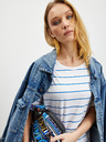 ZOOT.lab Weißes gestreiftes Damen-T-Shirt ZOOT.lab Floss