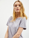 ZOOT.lab Hellgraues Damen-T-Shirt mit Bindeband hinten ZOOT.lab Romy