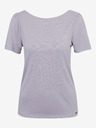 ZOOT.lab Hellgraues Damen-T-Shirt mit Bindeband hinten ZOOT.lab Romy