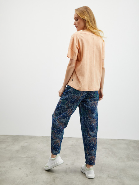 ZOOT.lab Apricotfarbenes Damen-Leinen-T-Shirt ZOOT.lab Harriet