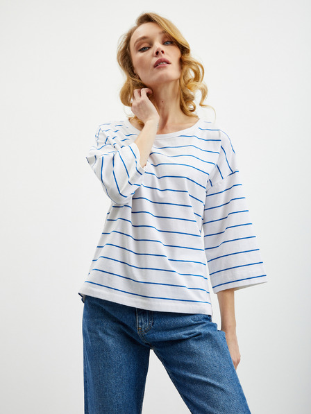 ZOOT.lab Weißes gestreiftes Damen-T-Shirt ZOOT.lab Dolly