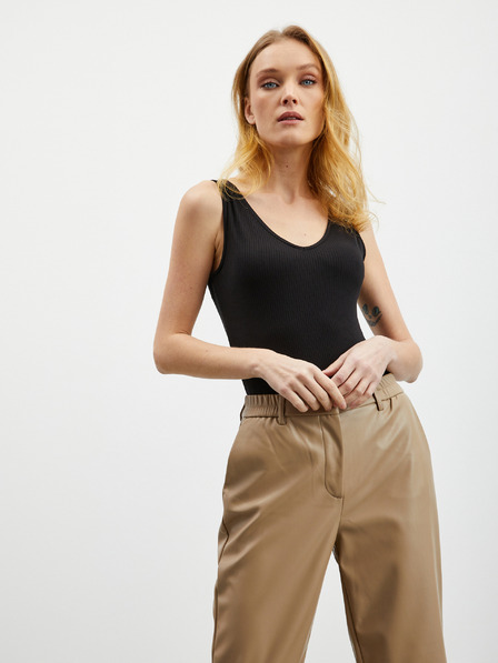 ZOOT.lab Schwarzer Damen-Rippenbody ZOOT.lab Olga